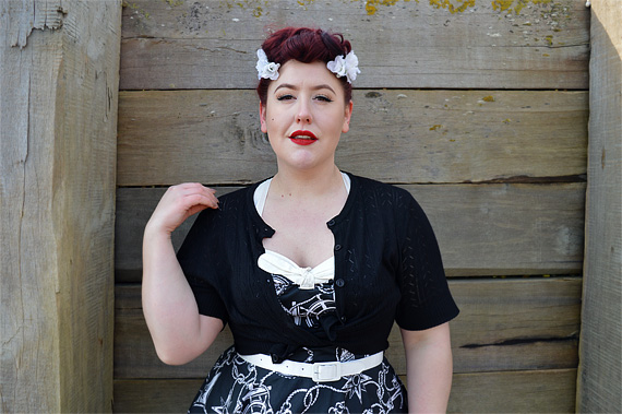 Hell Bunny 50s Mistral dress Black Loretta cardigan plus size discount code AMYMAY20!%