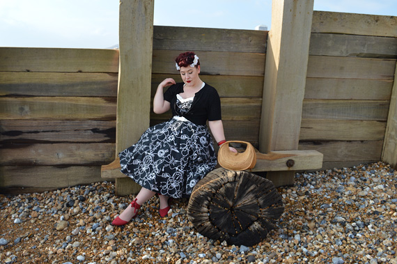 Hell Bunny 50s Mistral dress Black Loretta cardigan plus size discount code AMYMAY20!%