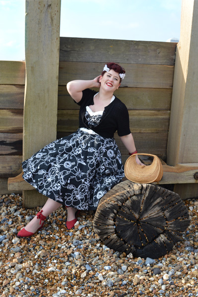Hell Bunny 50s Mistral dress Black Loretta cardigan plus size discount code AMYMAY20!%