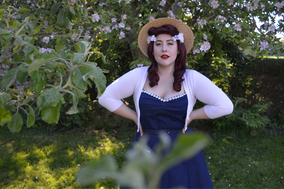  Daisy May dress by Voodoo Vixen Curve plus size denim dress
