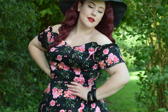 Lady V London Beautiful Roses Liliana dress