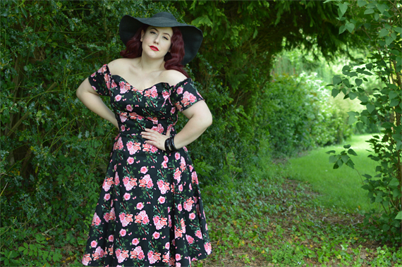 Lady V London Beautiful Roses Liliana dress