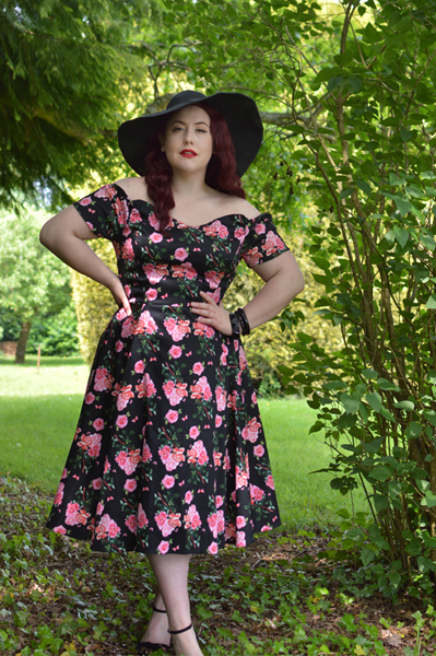 Lady V London Beautiful Roses Liliana dress