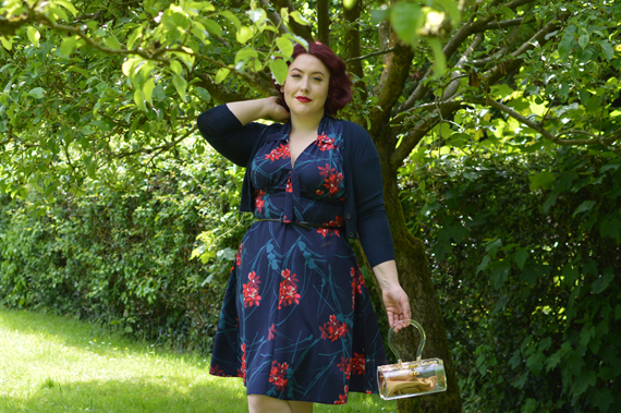 Pretty Retro Tiki Pretty 40s Tea Time dress