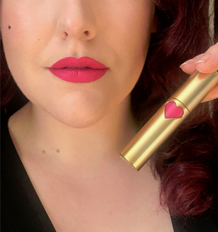 Lola Von Rose vegan cruelty free made in USA vintage liquid lipsticks gold Miss Amy May