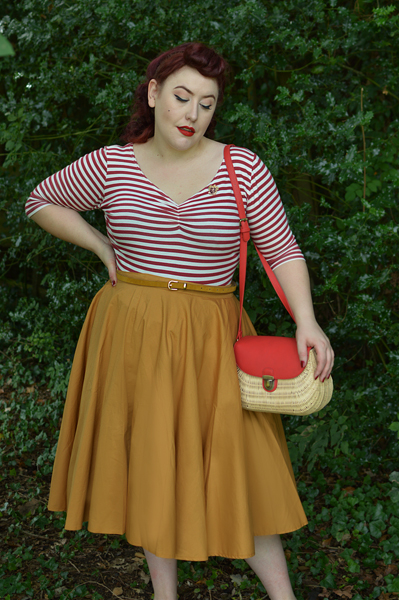 Miss Amy May Hogwarts vintage style Gryffindor student pinup plus size inspired Harry Potter Cosplay disneybound