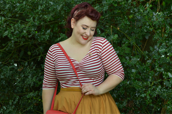 Miss Amy May Hogwarts vintage style Gryffindor student pinup plus size inspired Harry Potter Cosplay disneybound