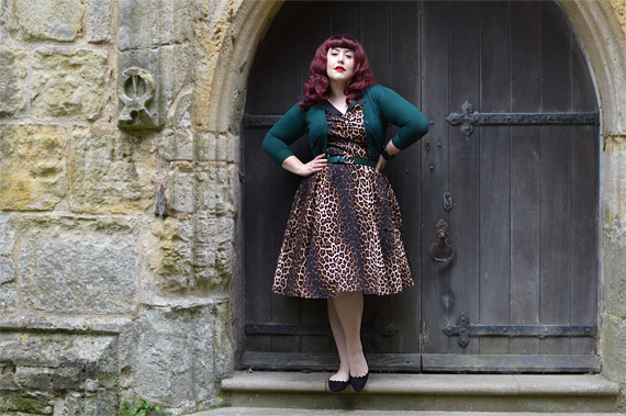 Hell Bunny leopard print Panthera 50s dress discount code Miss Amy May plus size pinup swing 