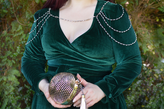 Miss Amy May Hogwarts vintage style Slytherin student pinup plus size inspired Harry Potter Cosplay disneybound