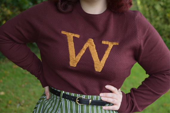 DIY: How to Make a Weasley Sweater | Miss Amy May