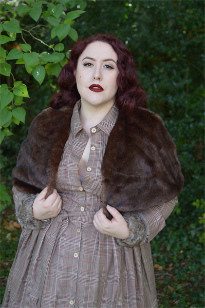 Lindybop Charlotte rustic check shirt dress Miss Amy May size fit review plus size pinup