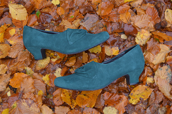 Hotter Donna Deep Teal suede heels shoes Miss Amy May review