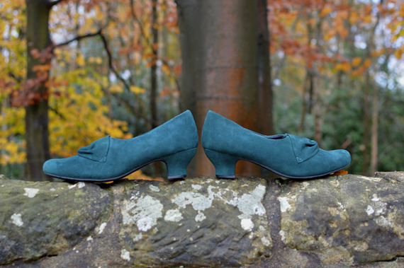 Hotter Donna Deep Teal suede heels shoes Miss Amy May review