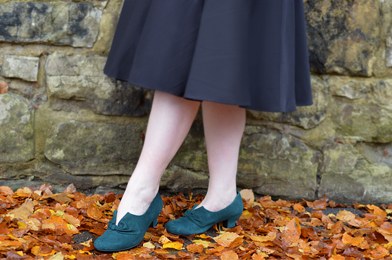 Hotter Donna Deep Teal suede heels shoes Miss Amy May review