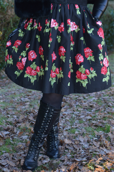 Hell Bunny Antonia Mid dress rose print SS19 discount code hellbunny.com AMYMAY20!% Miss Amy May pinup fit plus size review