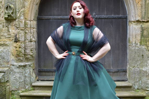 Arista-Gia dress Miss Candyfloss size fit review plus size Miss Amy May Dark Green Toscana shoes by Charlie Stone Shoes