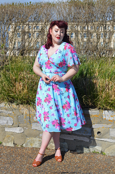 Hell Bunny Primavera Dress plus size fit review Miss Amy May discount code hellbunny.com