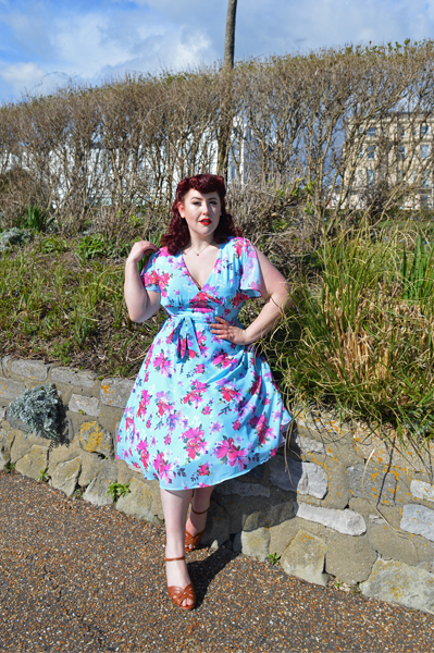 Hell Bunny Primavera Dress plus size fit review Miss Amy May discount code hellbunny.com