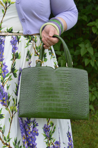 Green Indiscreet bag by Banned Retro Miss Amy May review