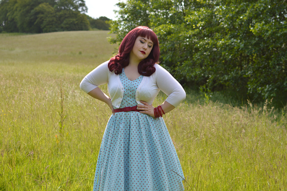 Giselle-Regina dress gifted by Miss Candyfloss fit size review plus size pinup Miss Amy May Fairy tales Disney collection
