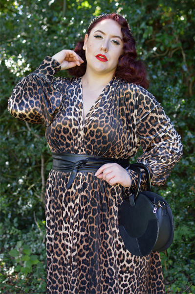 infinity hat by Belbeina Lee leopard print New Zealand vintage hat maker milliner small business Miss Amy May