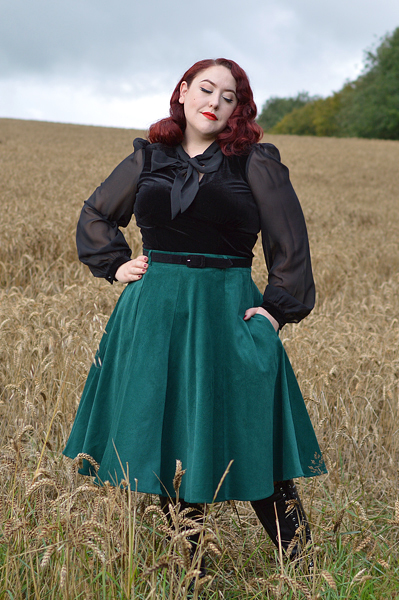 Gabriella Top Jefferson Skirt by Hell Bunny Discount code Amymay20!% for 20% off Hellbunny.com size fit review Miss Amy May