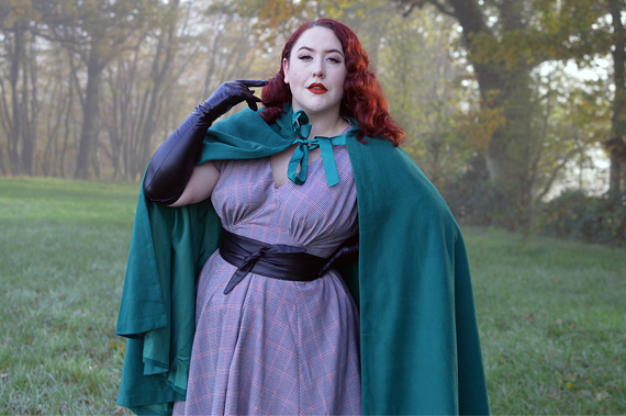 Norina-Lou dress gifted by Miss Candyfloss fit sizing plus size pinup review Miss Amy May