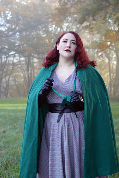 Norina-Lou dress gifted by Miss Candyfloss fit sizing plus size pinup review Miss Amy May