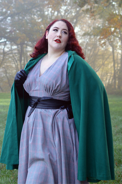 Norina-Lou dress gifted by Miss Candyfloss fit sizing plus size pinup review Miss Amy May