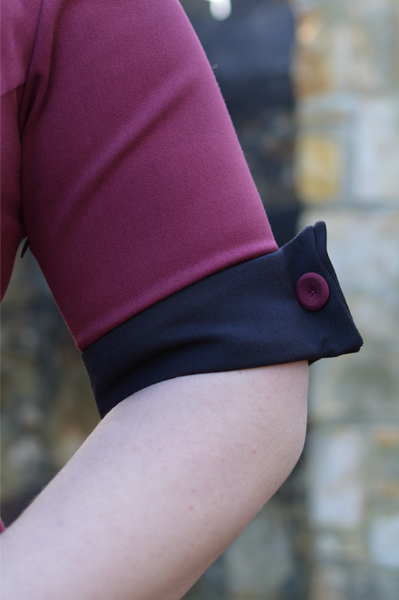 Edelie-Lee-Burgundy dress gifted by Miss Candyfloss Acid Doll collaboration fit size review plus size pinup Miss Amy May