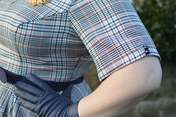 Tatum-lee tartan dress Dear Marilyn gifted by Miss Candyfloss fit size review plus size pinup Miss Amy May