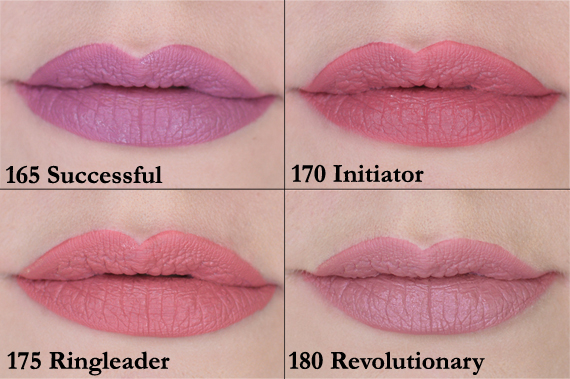 Swatches Maybelline Superstay Matte Ink liquid lipstick new shades released Jan 2020 Successful Initiator Ringleader Revolutionary Mover