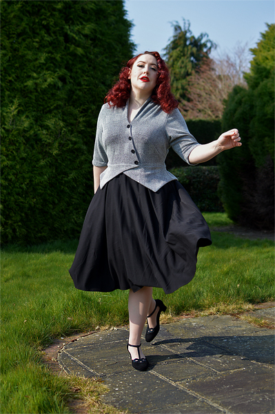 Black Darcy heels gifted by Hotter Shoes fit size review Miss Amy May t-strap ankle strap vintage inspired shoes heels