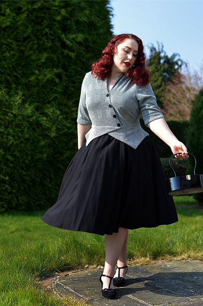 Black Darcy heels gifted by Hotter Shoes fit size review Miss Amy May t-strap ankle strap vintage inspired shoes heels