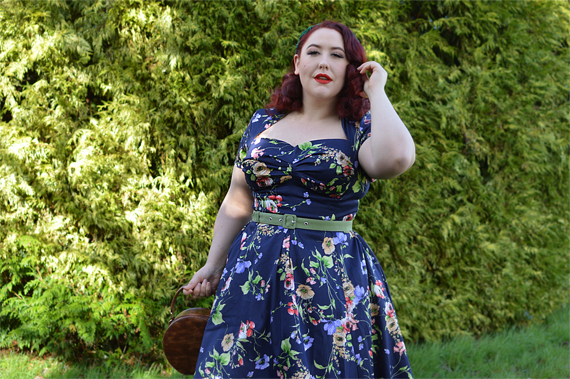 Finella-Lee dress gifted by Miss Candyfloss plus size fit review Miss Amy May