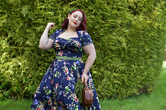 Finella-Lee dress gifted by Miss Candyfloss plus size fit review Miss Amy May