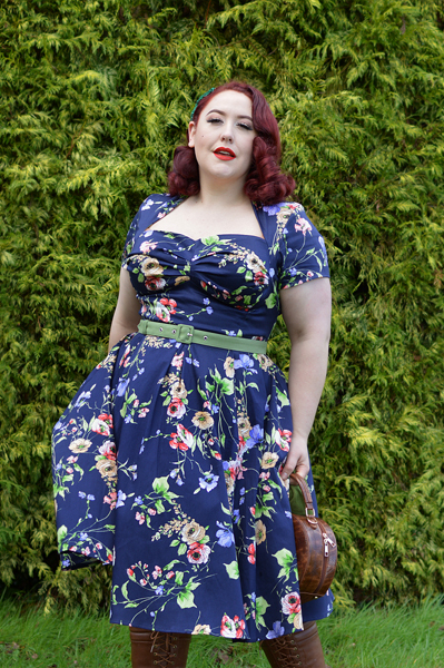 Finella-Lee dress gifted by Miss Candyfloss plus size fit review Miss Amy May