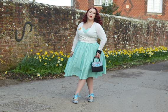 Black and White Willow heels Santiago bag gifted by Ruby Shoo review Miss Amy May