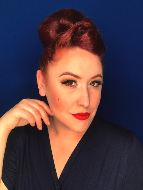 Miss Amy May Easy Fake Beehive vintage style hair styles