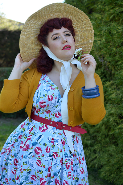Bassie-Regina dress gifted by Miss Candyfloss plus size pinup fit size review Miss Amy May