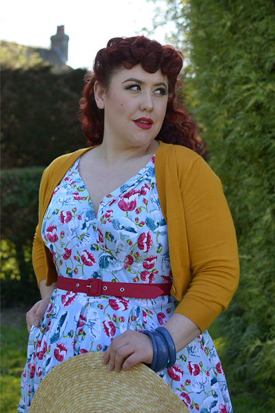 Bassie-Regina dress gifted by Miss Candyfloss plus size pinup fit size review Miss Amy May