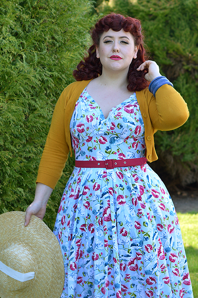 Bassie-Regina dress gifted by Miss Candyfloss plus size pinup fit size review Miss Amy May