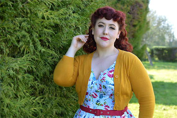 Bassie-Regina dress gifted by Miss Candyfloss plus size pinup fit size review Miss Amy May