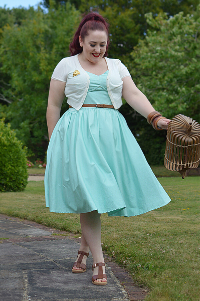 Miss Amy May reviews the tan Martinique wedges gifted by Hotter Shoes