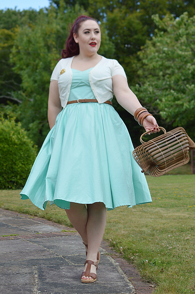 Miss Amy May reviews the tan Martinique wedges gifted by Hotter Shoes