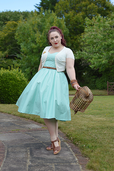 Miss Amy May reviews the tan Martinique wedges gifted by Hotter Shoes