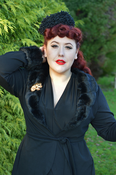 Freya hat handmade by Belbeina Lee modelled by Miss Amy May