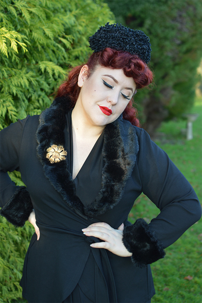 Freya hat handmade by Belbeina Lee modelled by Miss Amy May