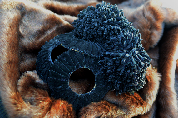 Freya hat handmade by Belbeina Lee modelled by Miss Amy May