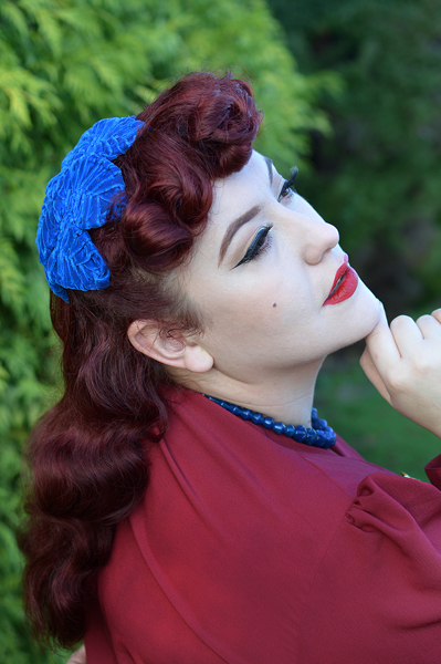 Rachel hat handmade by Belbeina Lee modelled by Miss Amy May